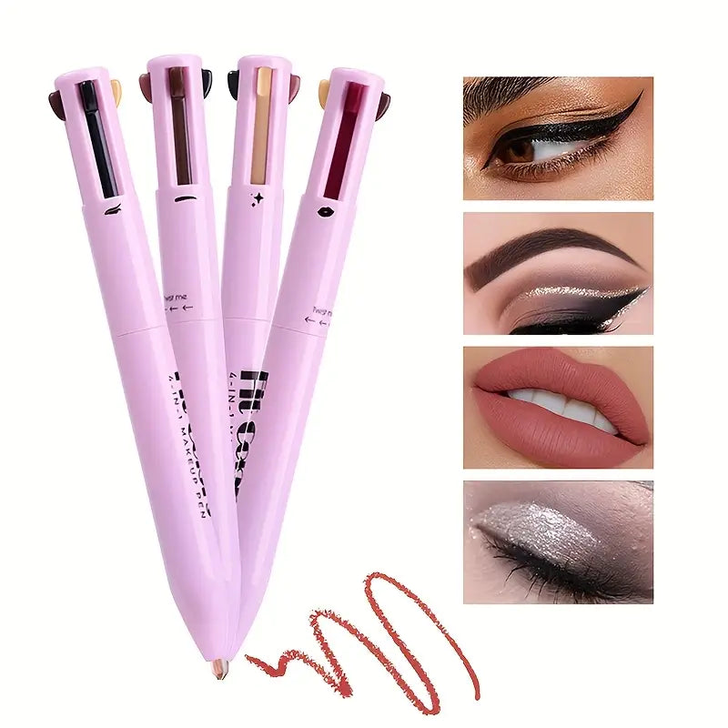 Lápiz de Maquillaje Multifuncional 4 en 1